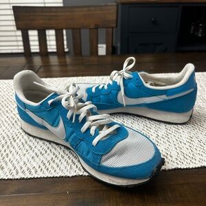 Nike Vibrant Blue and White Athletic Shoes
